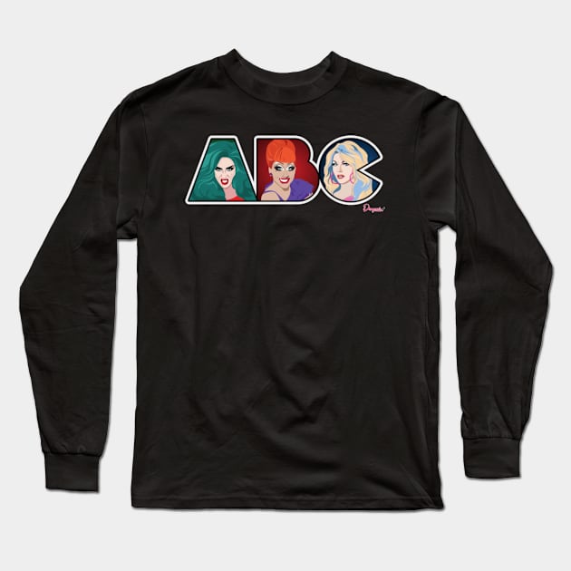 Adore, Bianca and Courtney from Drag Race Long Sleeve T-Shirt by meldypunatab